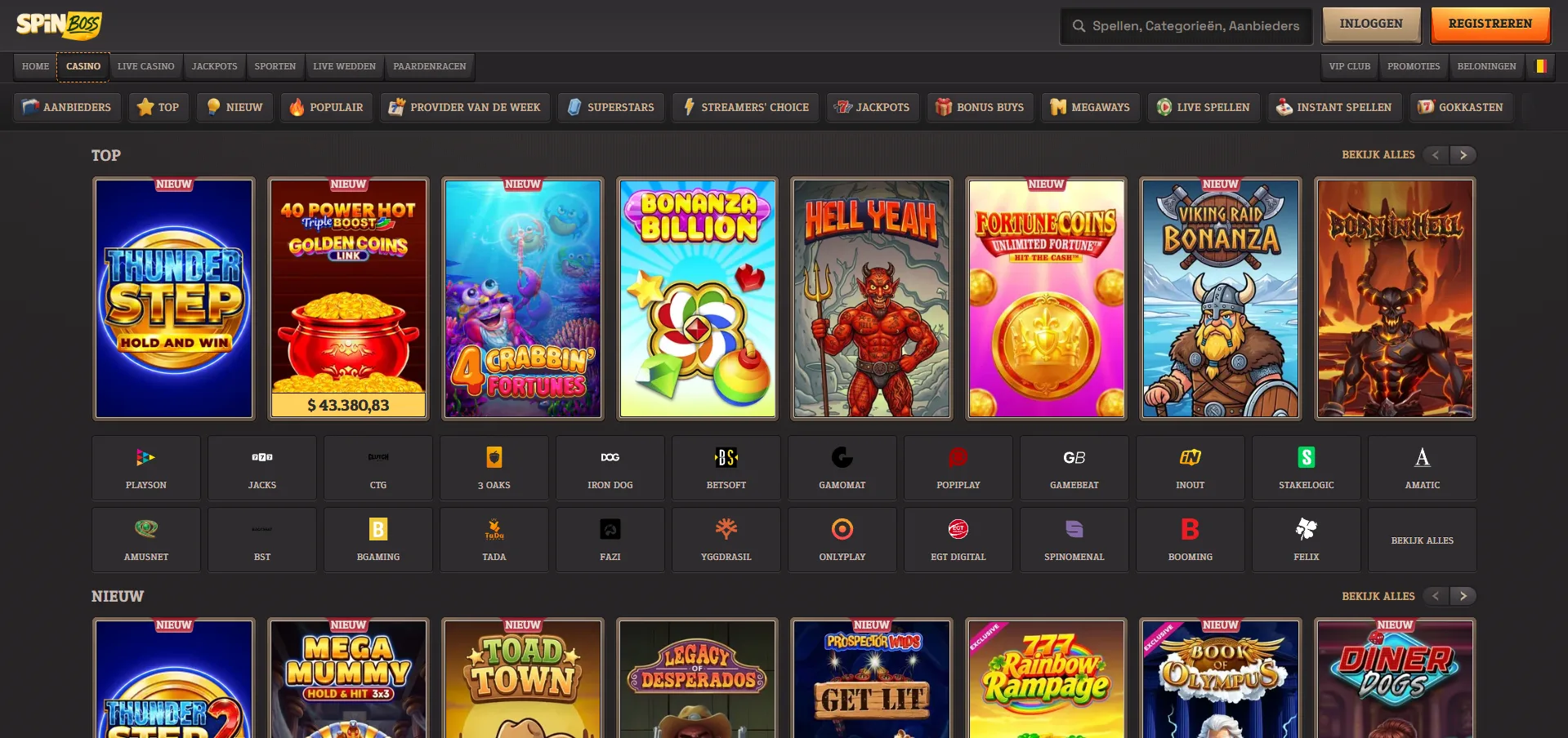 Spinboss Casino Inloggen